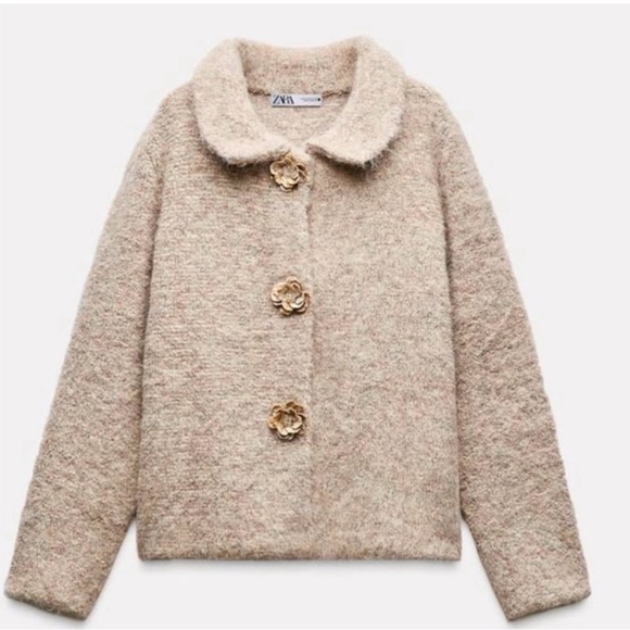 Zara sweater cardigan small - Picture 8 of 9